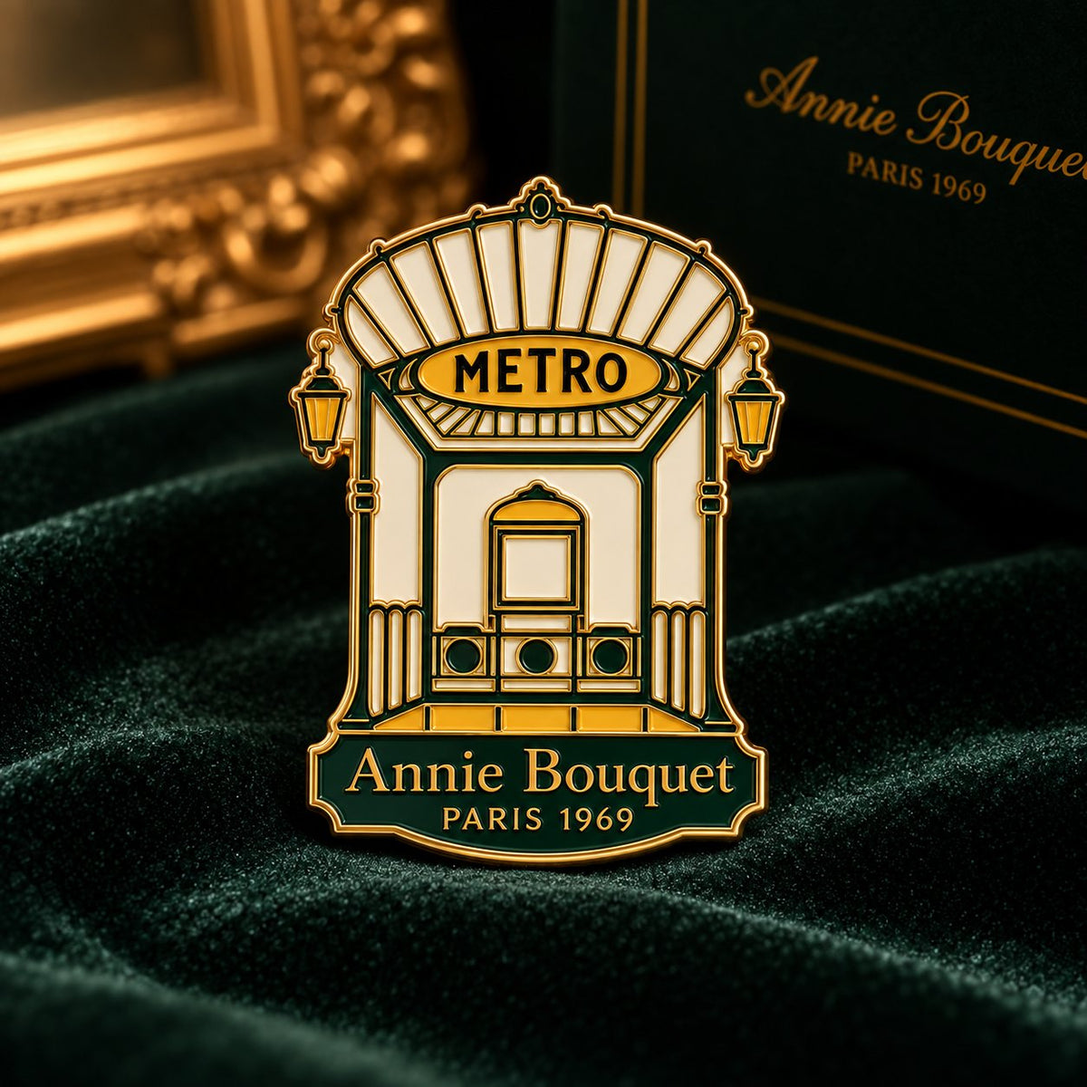 Porte-aiguille aimanté Le Métro Parisien, Annie Bouquet