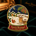 Porte-aiguille aimanté La Boule à Neige au Renne, Annie Bouquet