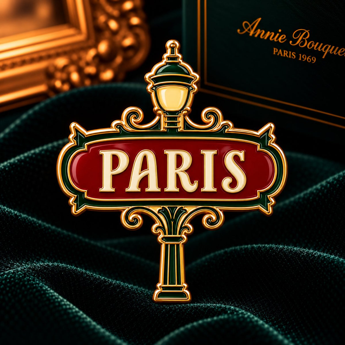 Porte-aiguille aimanté Le Panneau Paris, Annie Bouquet